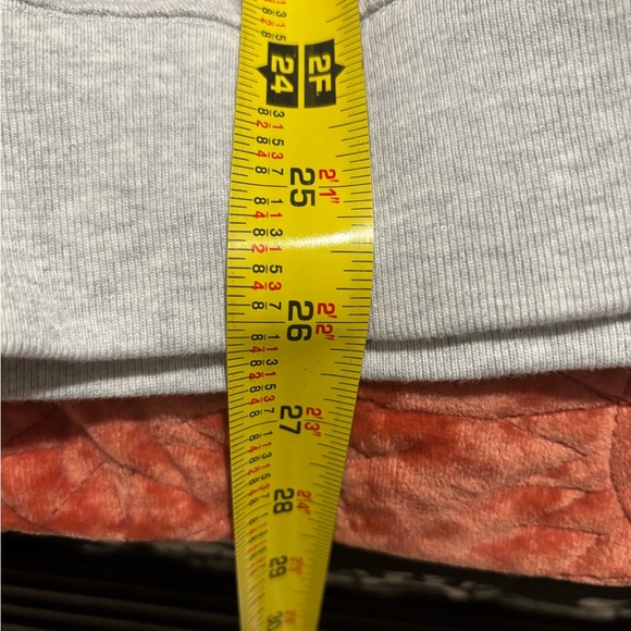 Brandy Melville Light Gray Crew Neck sweatshirt - Picture 3 of 4